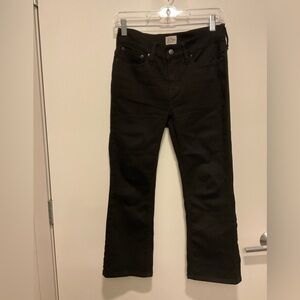 J. Crew Billie Demi Crop Jean black size 26 P